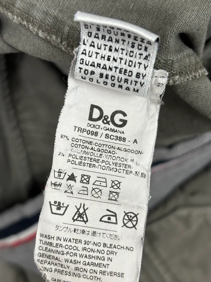 SS2003 Dolce & Gabbana Khaki Cotton Cargo Shorts  gJIkumg 13