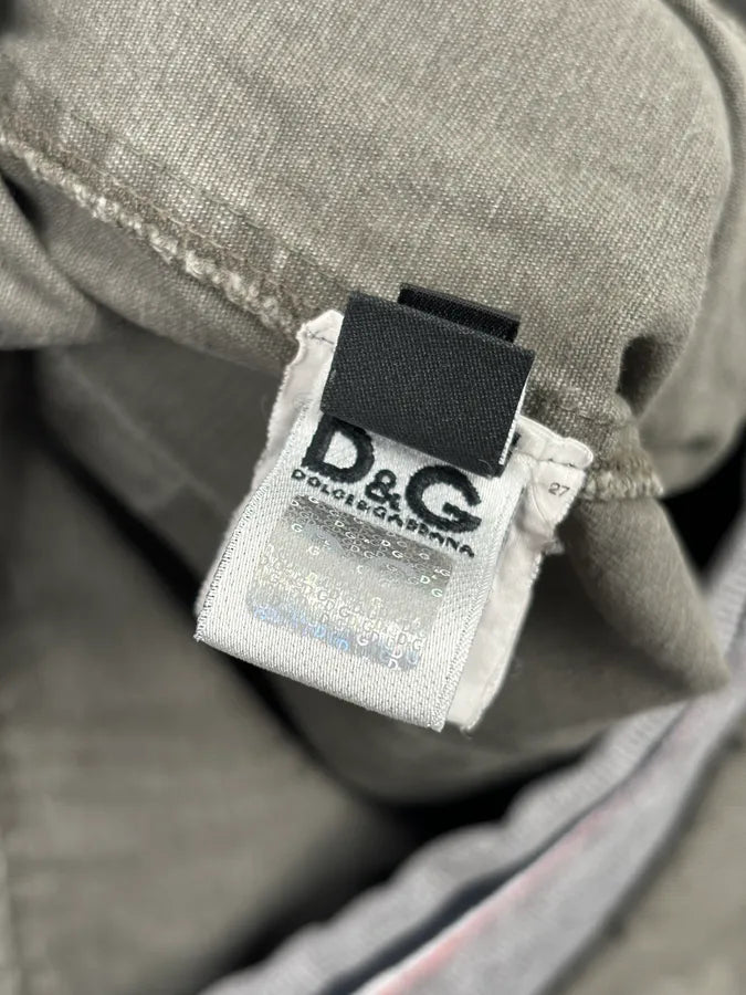 SS2003 Dolce & Gabbana Khaki Cotton Cargo Shorts  gJIkumg 11