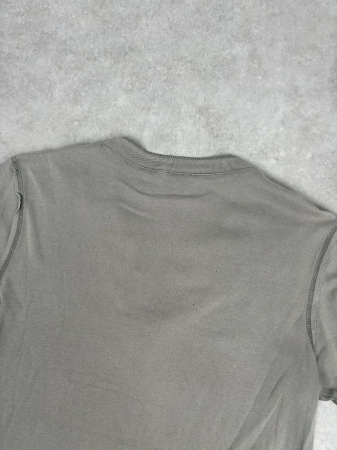 SS2003 Dolce & Gabbana Khaki V-Neck Buttoned T-Shirt WucMsyl 5