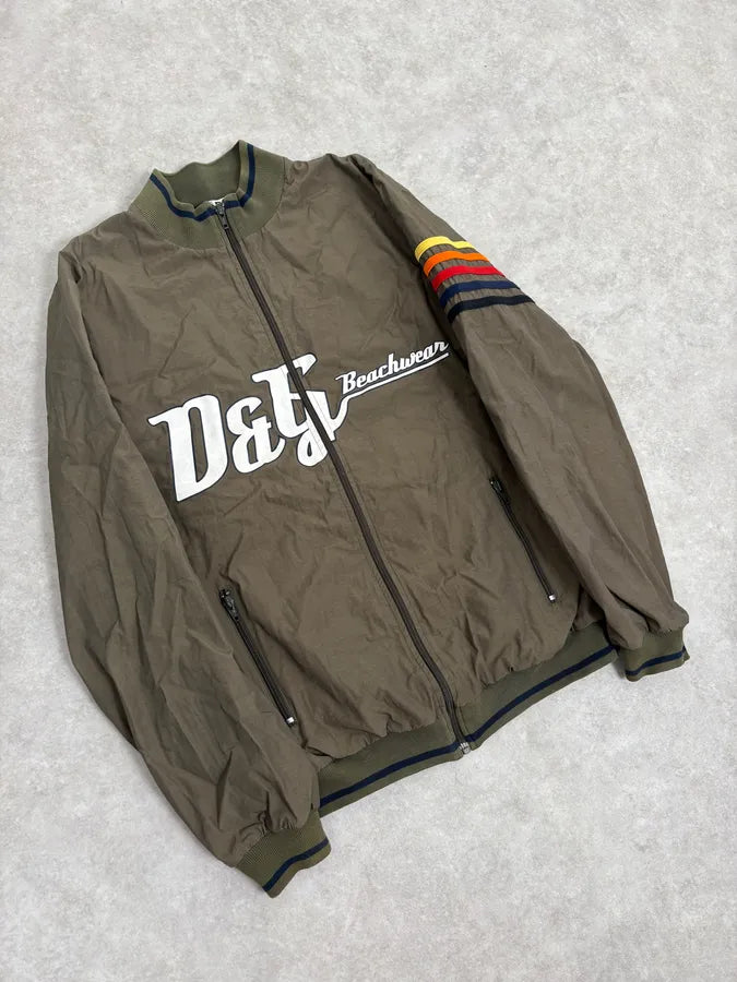 SS2006 Dolce & Gabbana Khaki Light Beach Nylon Jacket LNiXMmy 3