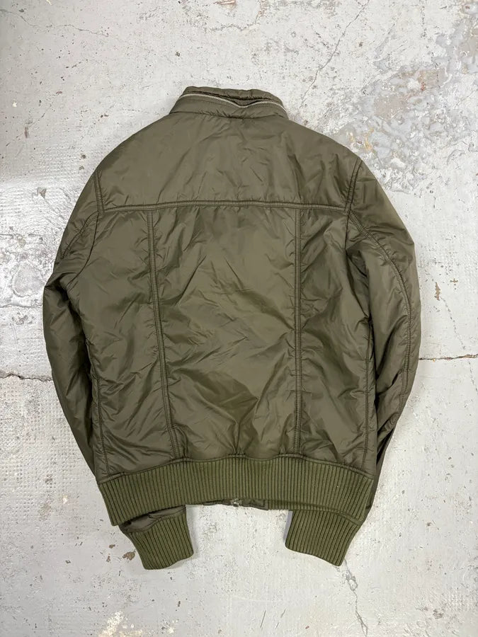 2000s Dolce & Gabbana Khaki Nylon Cargo Bomber Jacket IhUpbMA 4
