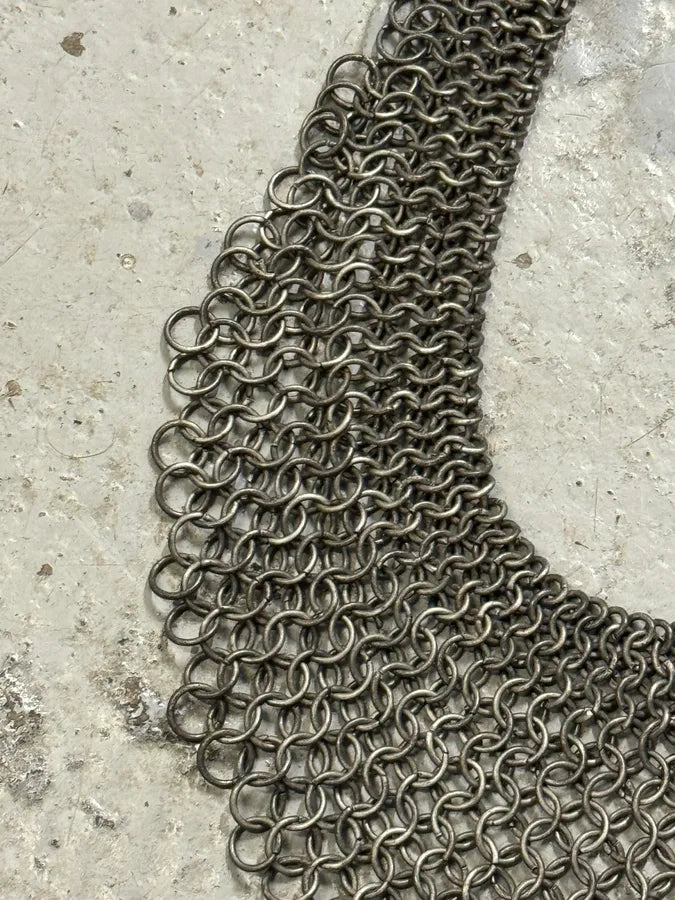 2000s Dolce & Gabbana Knight Grey Linked Necklace beioLmw 2