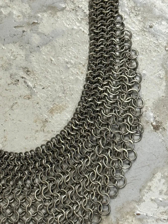 2000s Dolce & Gabbana Knight Grey Linked Necklace beioLmw 4