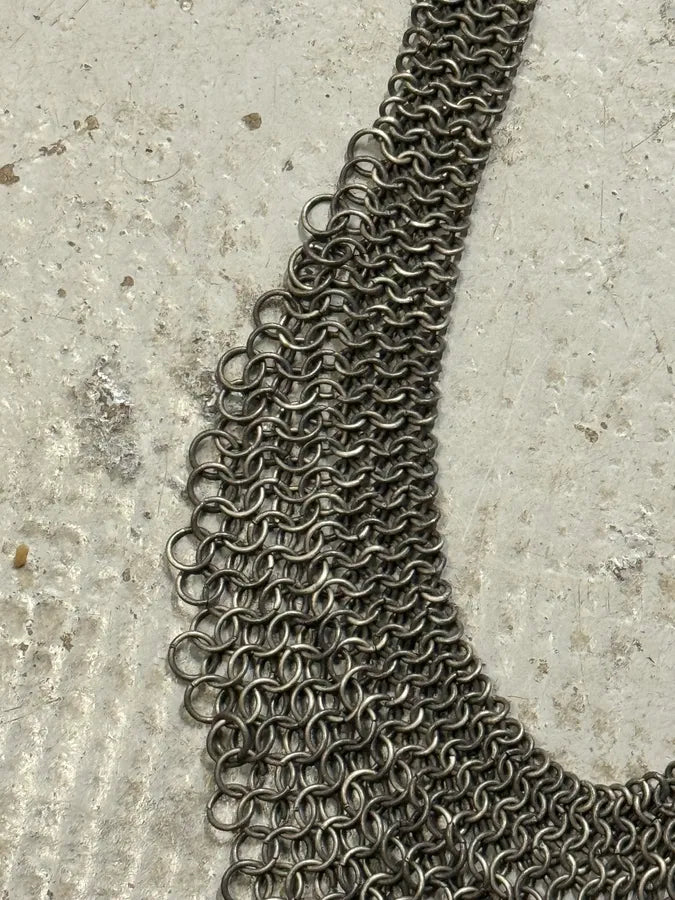 2000s Dolce & Gabbana Knight Grey Linked Necklace beioLmw 6