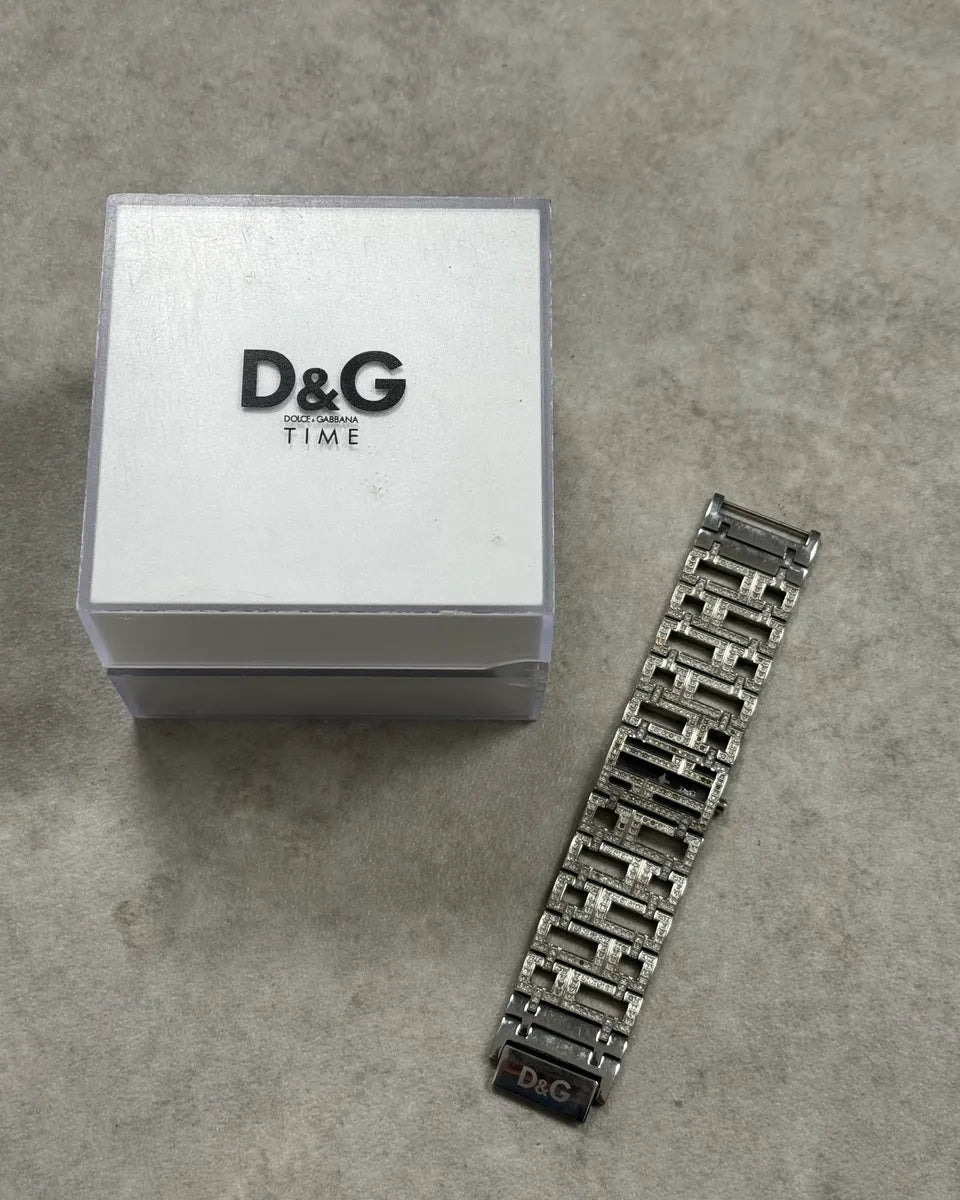 2000s Dolce & Gabbana Labyrinth Pave Bracelet Watch pgLtAEv 0