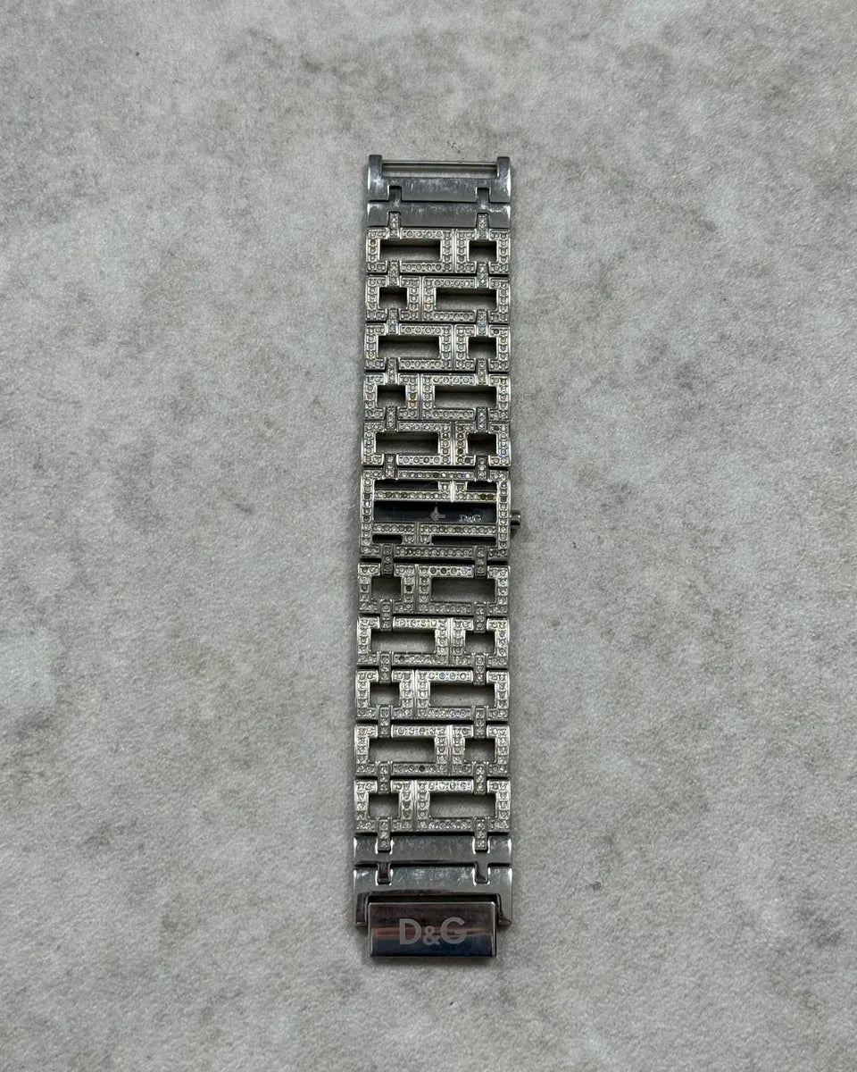 2000s Dolce & Gabbana Labyrinth Pave Bracelet Watch pgLtAEv 5