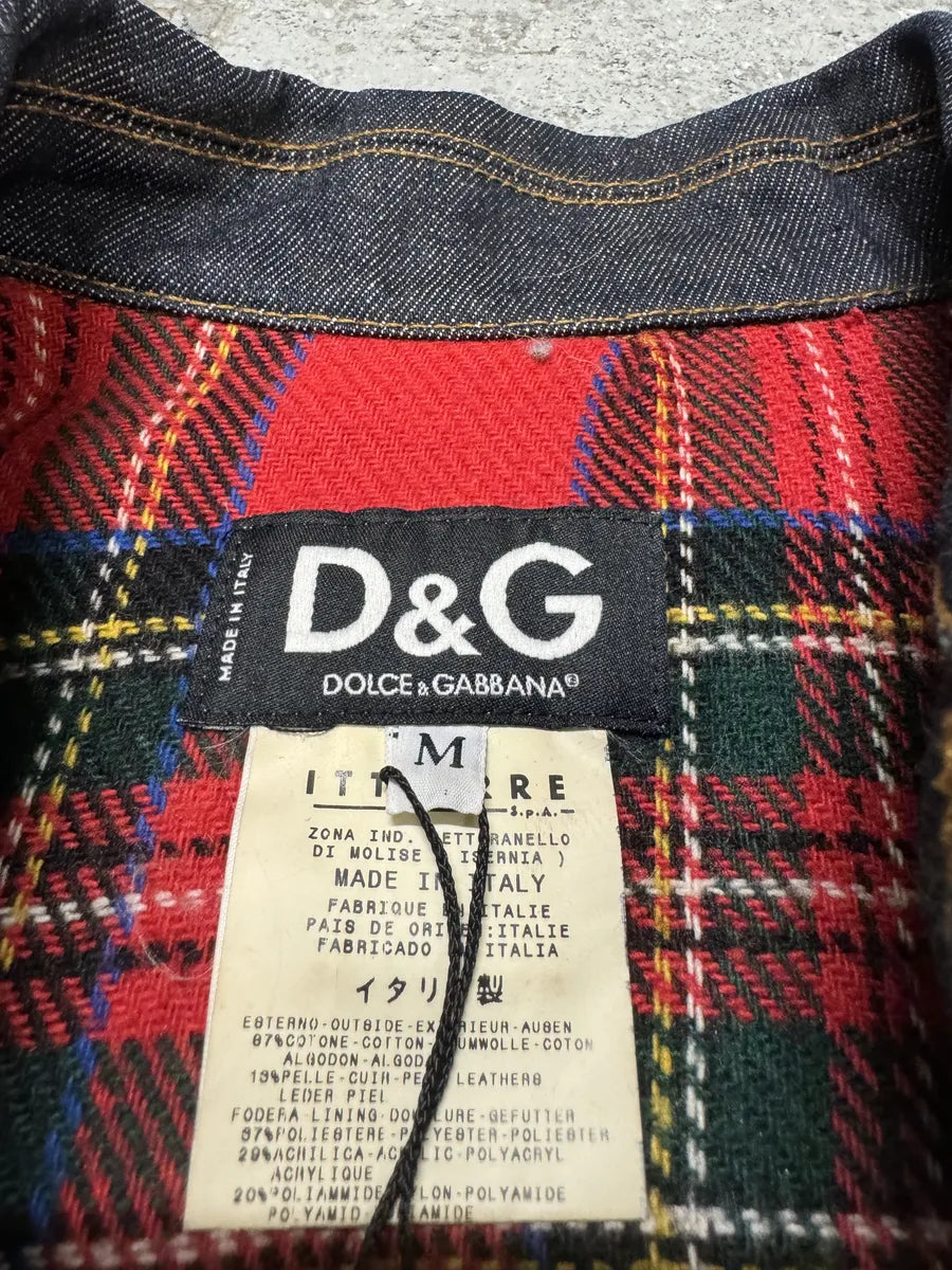 2000s Dolce & Gabbana Leopard Fur Denim Jacket (XS/S) QJseKNJ 5