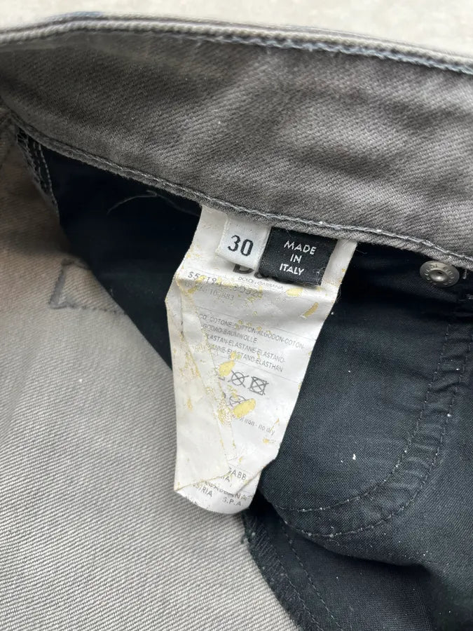 2000s Dolce & Gabbana Leopard Grey Denim Jeans VLXgwpM 10