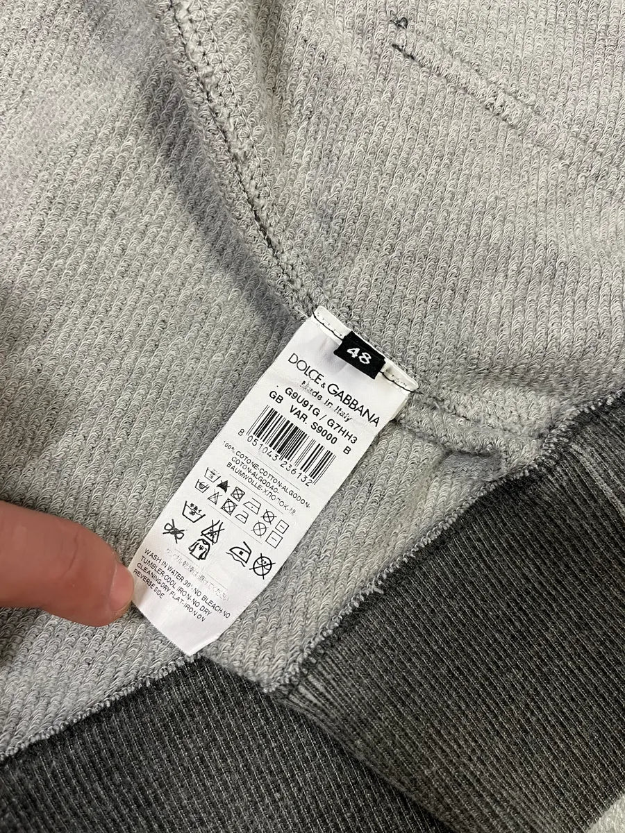 2000s Dolce & Gabbana Leopard Grey Sweatshiet (S/M) oUXRvup 9