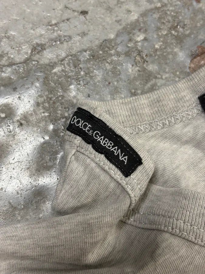 2000s Dolce & Gabbana Leopard Grey T-Shirt tSyRewt 6