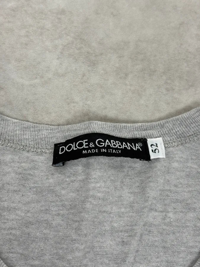 FW2004 Dolce & Gabbana Leopard Grey T-Shirt lLyQSJk 7