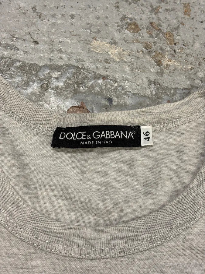 2000s Dolce & Gabbana Leopard Grey T-Shirt tSyRewt 7