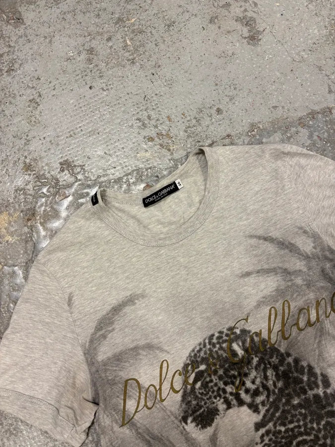 2000s Dolce & Gabbana Leopard Grey T-Shirt tSyRewt 4
