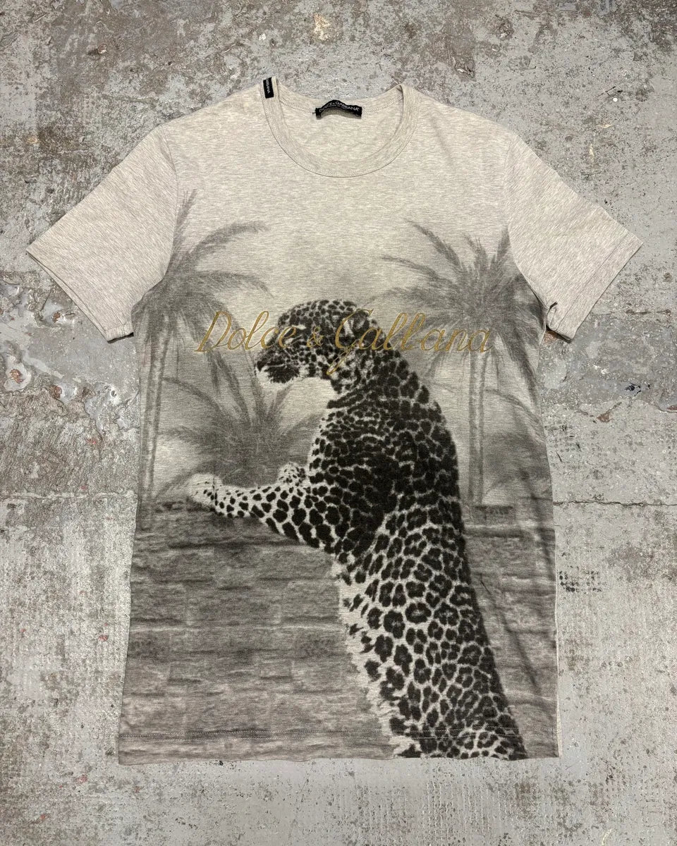 2000s Dolce Gabbana Leopard Grey T-Shirt – Dolce Vita Hub
