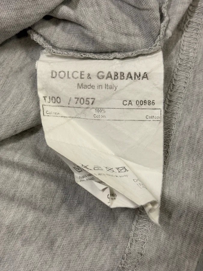 2000s Dolce & Gabbana Leopard Grey T-Shirt tSyRewt 8