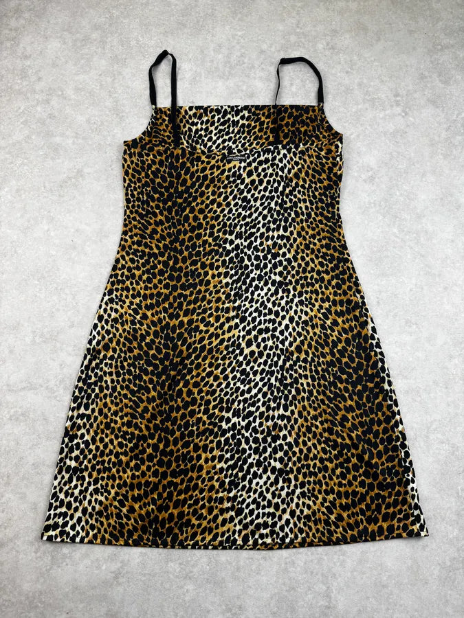 SS1996 Dolce & Gabbana Leopard Light Dress DXoyomn 3