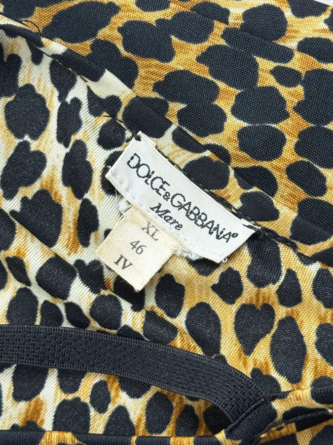 SS1996 Dolce & Gabbana Leopard Light Dress DXoyomn 8