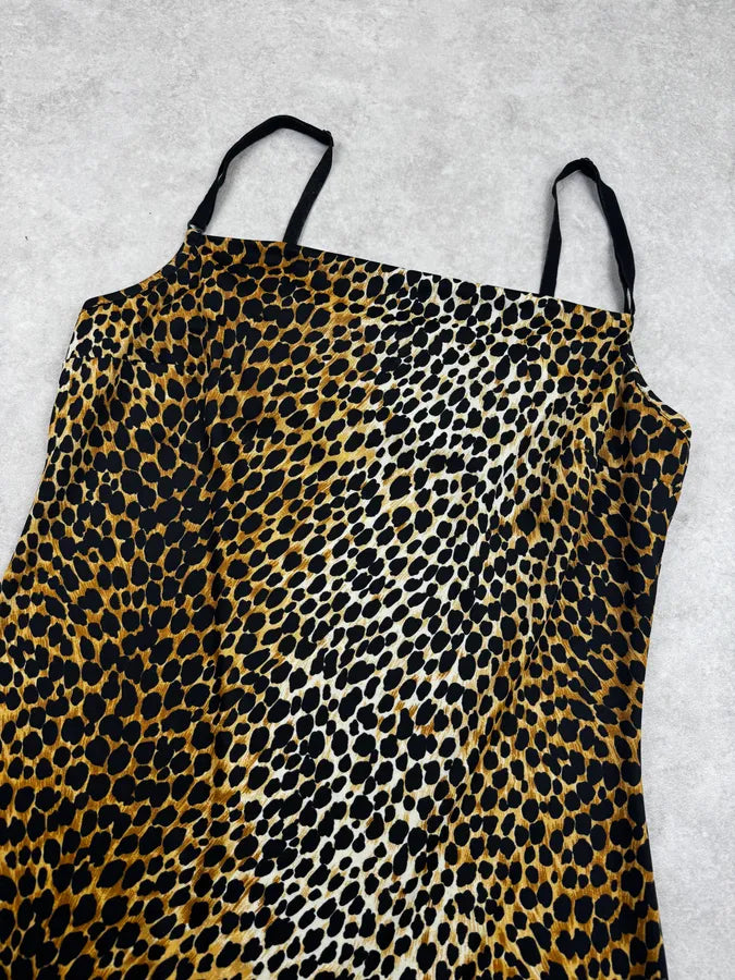 SS1996 Dolce & Gabbana Leopard Light Dress DXoyomn 4