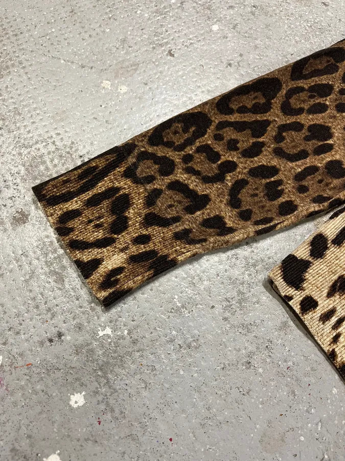 2000s Dolce & Gabbana Leopard Light Sweater (S) KmGdWeQ 4