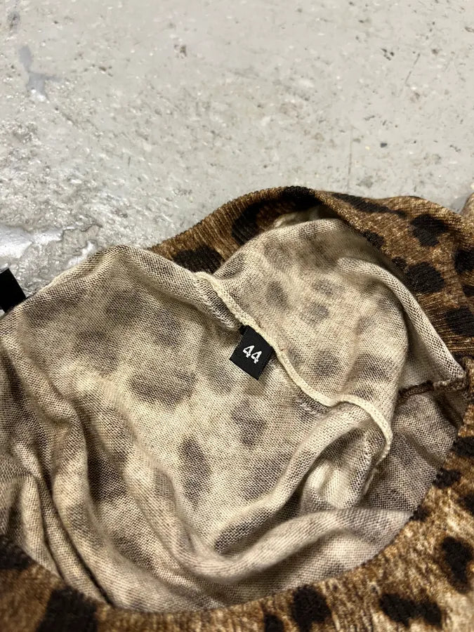 2000s Dolce & Gabbana Leopard Light Sweater (S) KmGdWeQ 8
