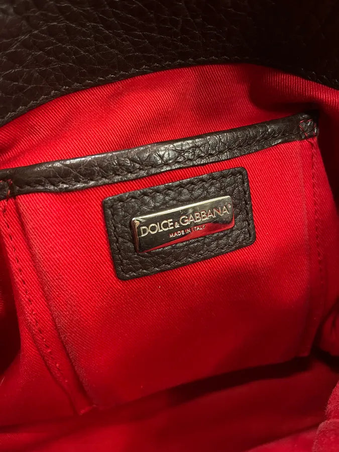 2000s Dolce & Gabbana Leopard Pony Hair Leather Handle Bag UQniBhm 8