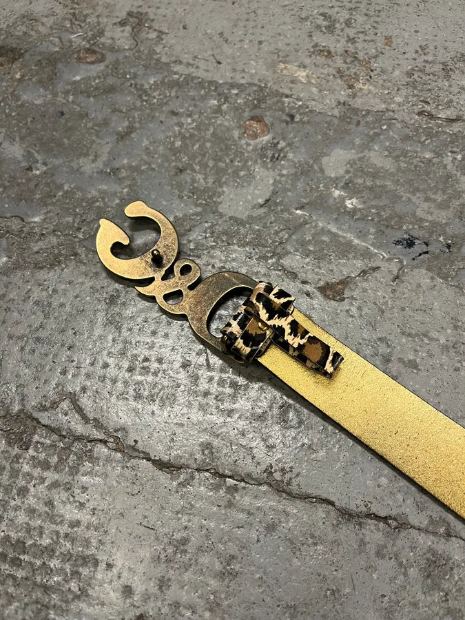 2000s Dolce & Gabbana Leopard Print Leather Belt brUNaKd 7