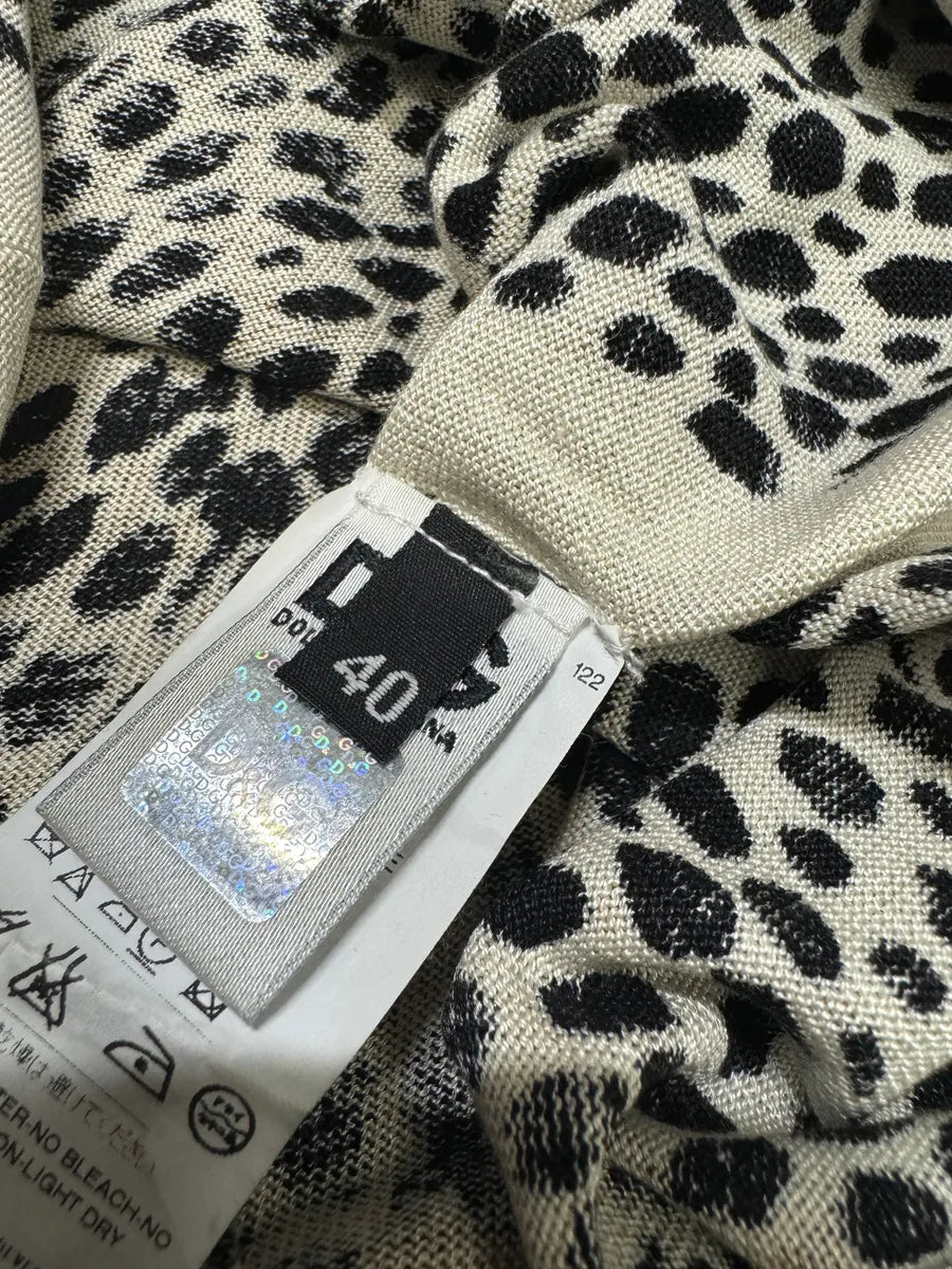 2000s Dolce & Gabbana Leopard V Sweater (S/M) 7