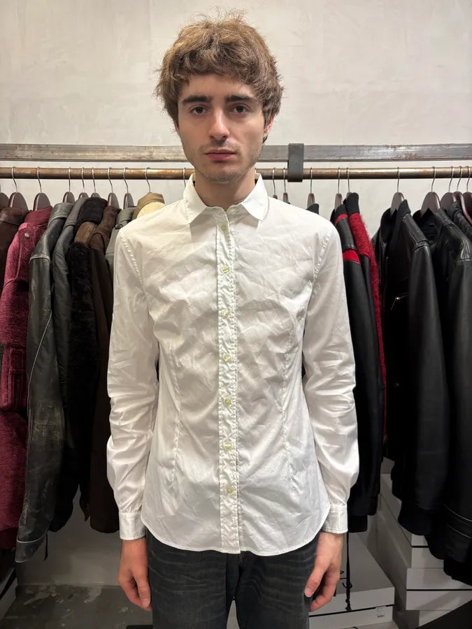 2000s Dolce & Gabbana Leopard White Shirt fKkQeBr 2