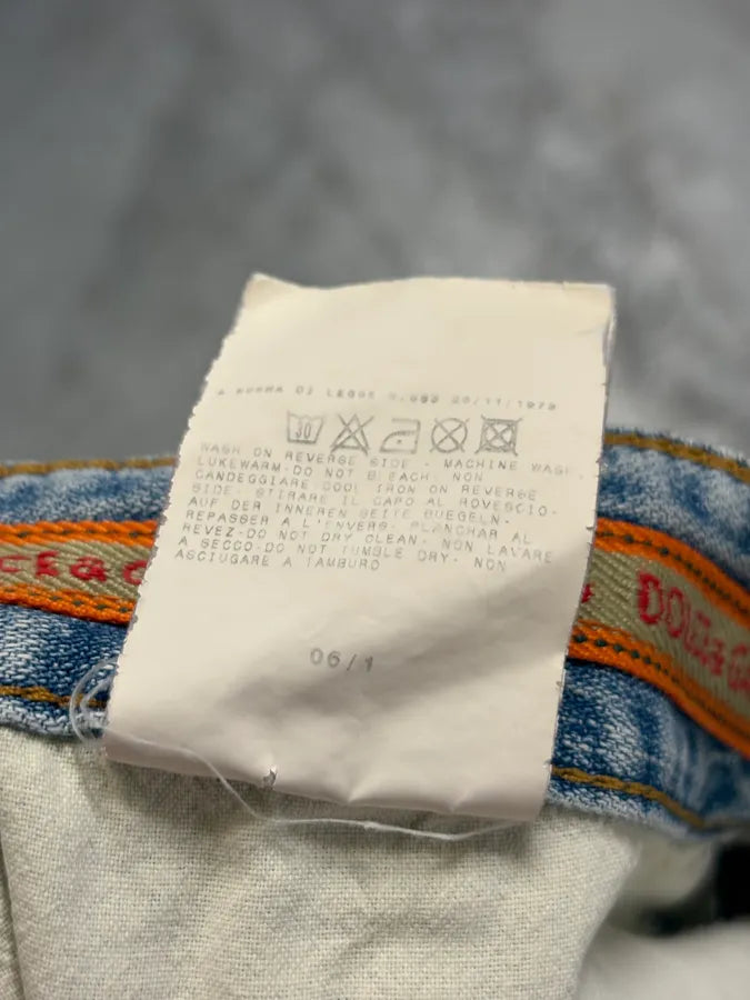 SS2006 Dolce & Gabbana Light Blue Denim Distressed Jeans nAZSMQn 9