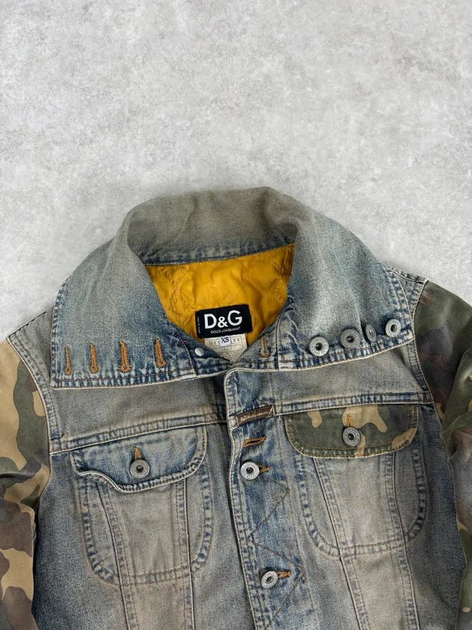 AW2003 Dolce & Gabbana Light Blue Denim Jacket  dXnaazs 3