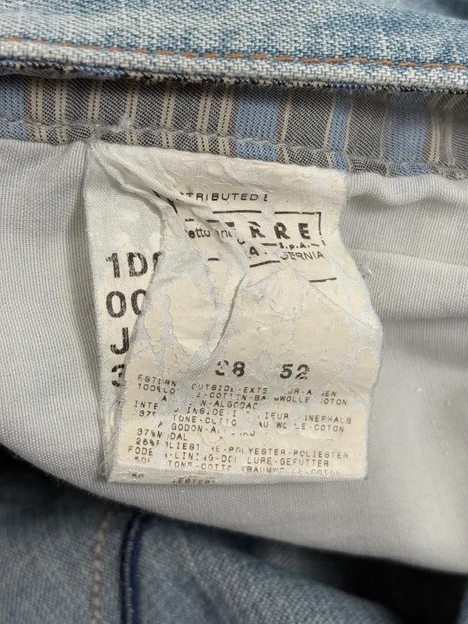 2000s Dolce & Gabbana Light Blue Faded Distressed Denim Jeans EDmDxKS 12