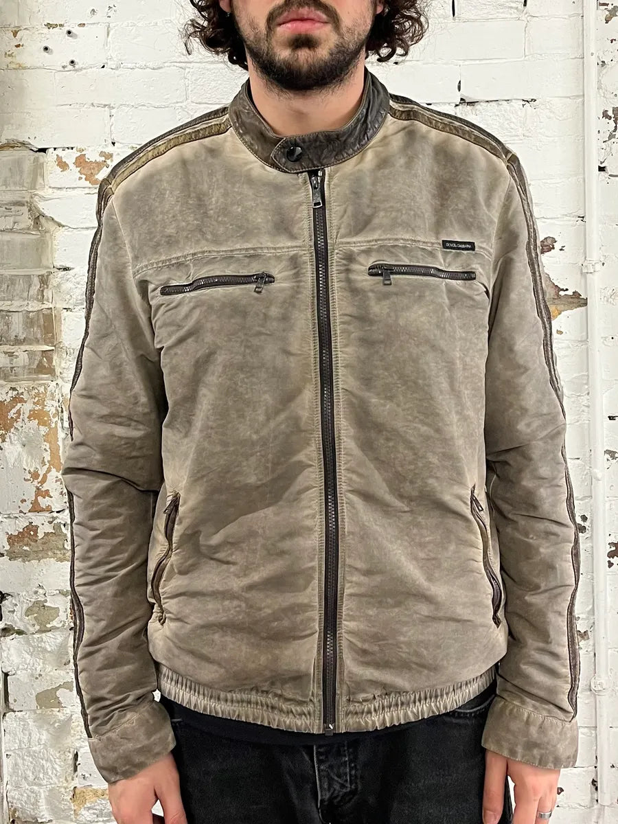 2000s Dolce & Gabbana Light Brown Jacket QjyPyta 0