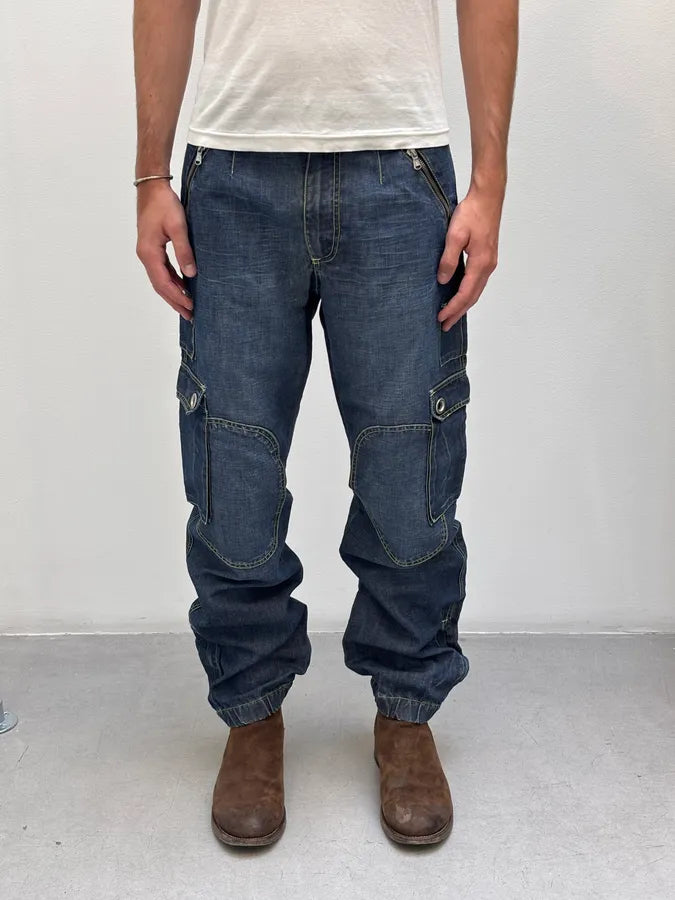 2000s Dolce & Gabbana Light Cargo Denim  Pants  dCQzJtl 0