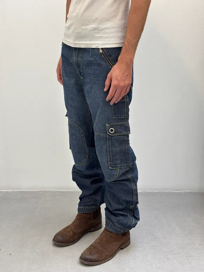 2000s Dolce & Gabbana Light Cargo Denim  Pants  dCQzJtl 1