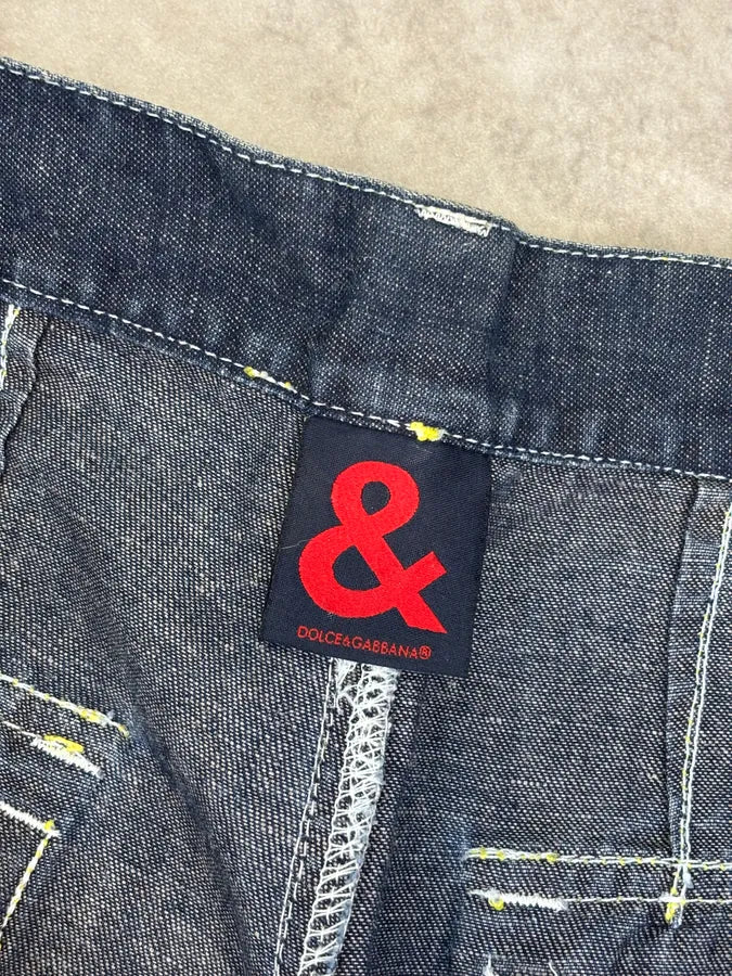 2000s Dolce & Gabbana Light Cargo Denim  Pants  dCQzJtl 10