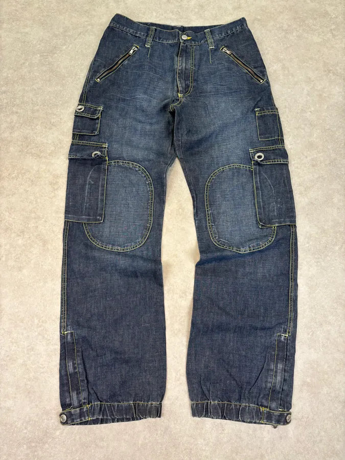 2000s Dolce & Gabbana Light Cargo Denim  Pants  dCQzJtl 3
