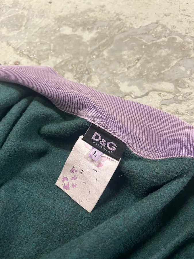 2000s Dolce & Gabbana Lila Purple Sex Tutor Zip-up Sweater ssaGjHt 7
