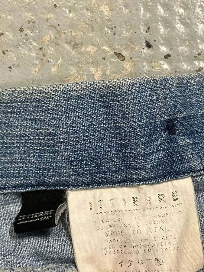 2000s Dolce & Gabbana Lines Blue Denim Shirt LTCKSAd 9