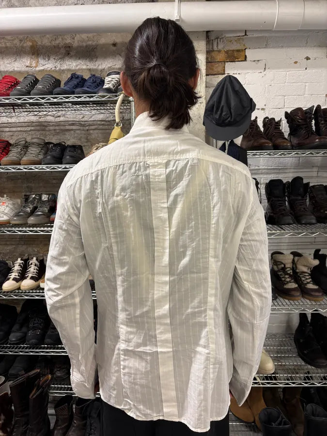 2000s Dolce & Gabbana Lines White Shirt (M/L) yhIbjeo 2