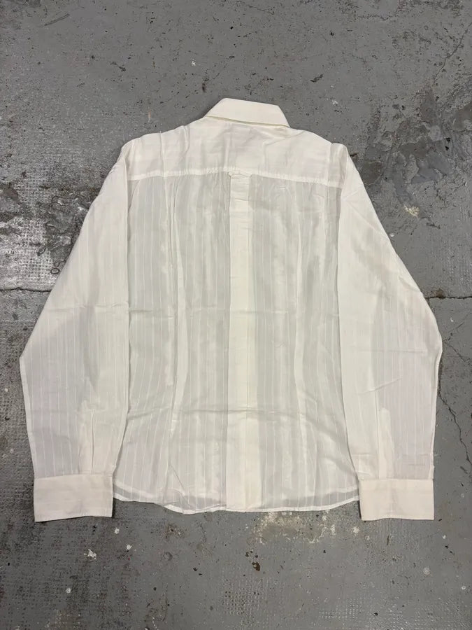 2000s Dolce & Gabbana Lines White Shirt (M/L) yhIbjeo 5