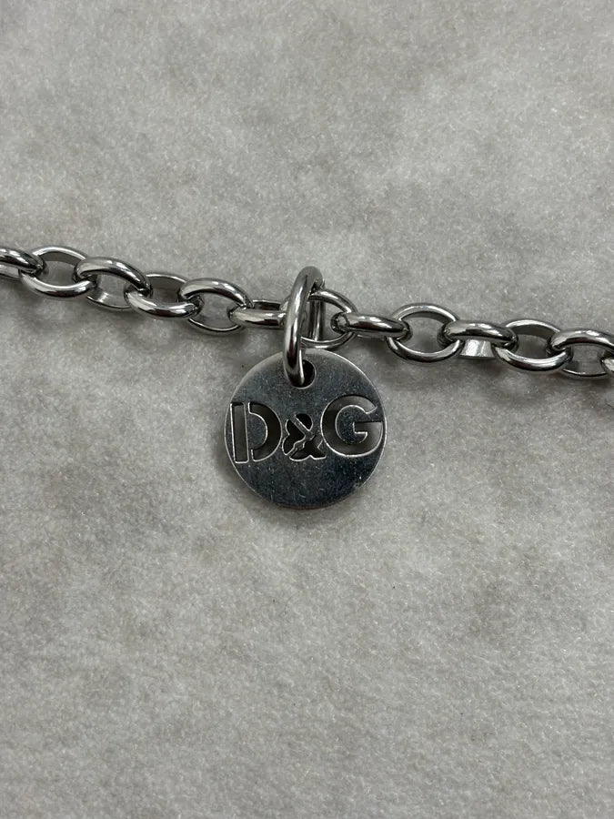 2000s Dolce & Gabbana Logo Anchor Chain Link Bracelet LVZicIU 5