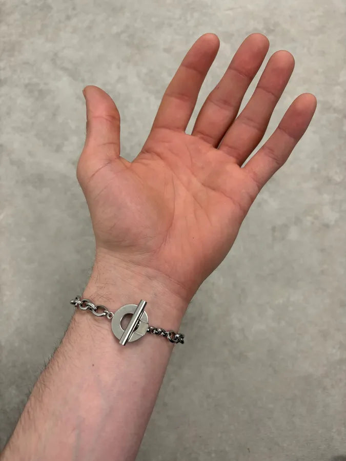 2000s Dolce & Gabbana Logo Anchor Chain Link Bracelet LVZicIU 2