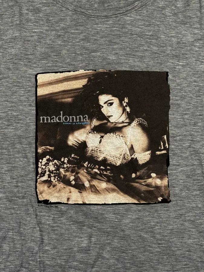 2000s Dolce & Gabbana Madonna Grey T-Shirt AdMnPKa 3
