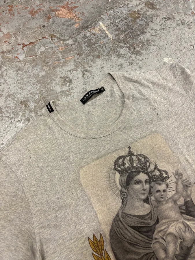 FW2013 Dolce & Gabbana Maria Grey T-Shirt yCzFcCq 4