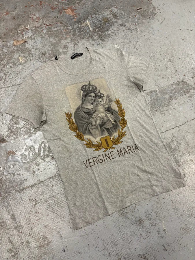 FW2013 Dolce & Gabbana Maria Grey T-Shirt yCzFcCq 3