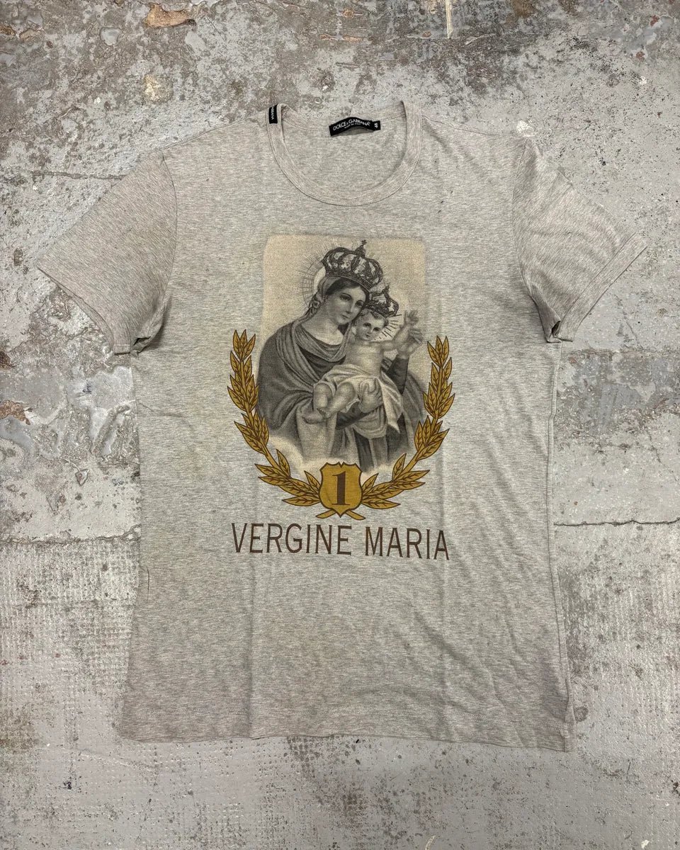 FW2013 Dolce & Gabbana Maria Grey T-Shirt yCzFcCq 0