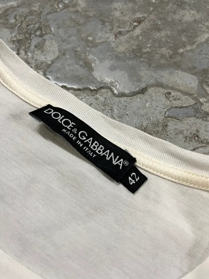 2000s Dolce & Gabbana Marilyn Monroe White T-Shirt AmgaBCu 3