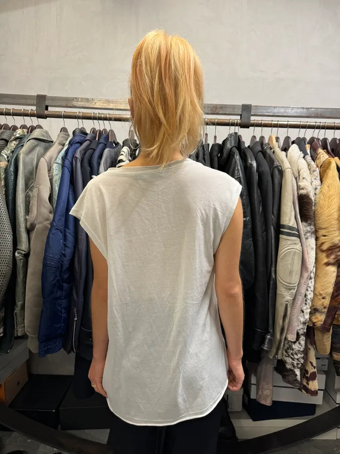 2000s Dolce & Gabbana Marilyn Monroe White Tank Top TuWOwEf 2