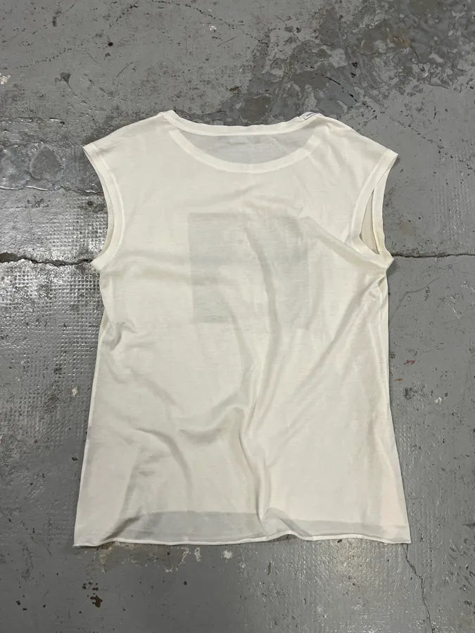 2000s Dolce & Gabbana Marilyn Monroe White Tank Top TuWOwEf 4