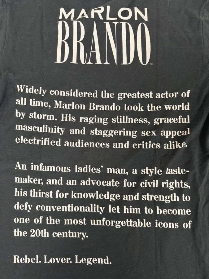 2000s Dolce & Gabbana Marlon Brando Black T-Shirt XOEBeSn 7